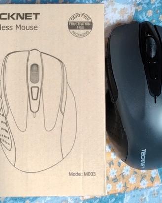 Mouse TECKNET PRO wireless , 2600 DPI e 2,4 GHz