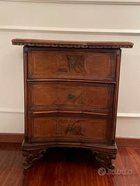 Mobiletto in legno massello – anni '40/'50