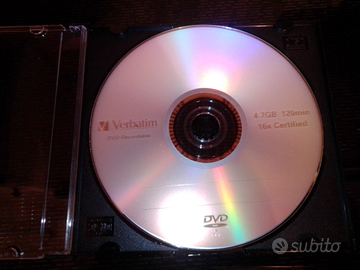 DVD-R Verbatim nuovi con box