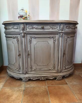 Credenza vintage bombata