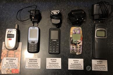 LOTTO CELLULARI VINTAGE FUNZIONANTI E MANUTENZIONI