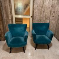Set di due poltrone azzurre MAISON DU MONDE