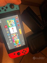 Nintendo switch piu accessori e giochi