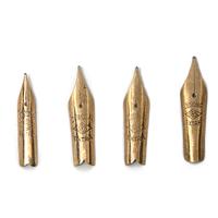 LOTTO 4 PENNINI VINTAGE “CORONA 585 EXTRA” ORO 14K