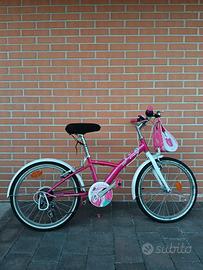bicicletta bambina Decathlon 20 pollici