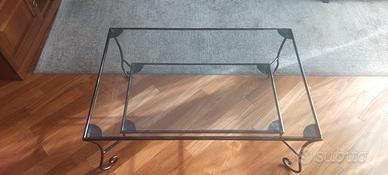 Tavolino ferro battuto