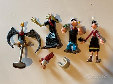 Lotto personaggi Popeye Mezco 2001