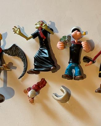 Lotto personaggi Popeye Mezco 2001