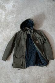 Carhartt Giaccone invernale verde militare uomo L