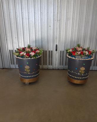 vasi di fiori finte 
