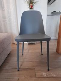 Set 6 Sedie Moderne Grigie - Come nuove (2025)