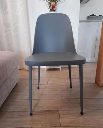 Set 6 Sedie Moderne Grigie - Come nuove (2025)