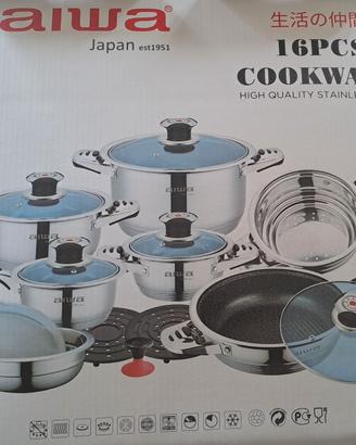 Set di pentole 16pz.