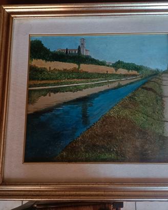 Olio su tela