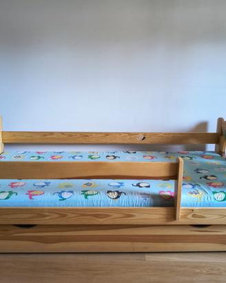 Letto per bambini in legno massello