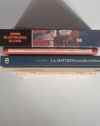 Lotto 6 libri Encicliche Dottrina sociale Chiesa