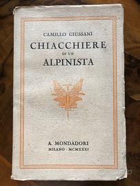 Libro del 1931: Chiacchiere di un alpinista