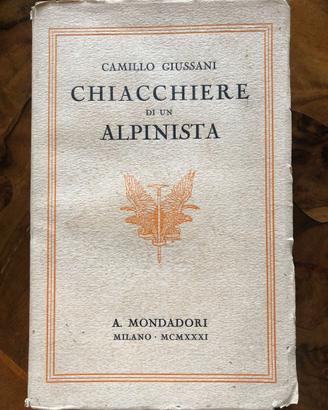 Libro del 1931: Chiacchiere di un alpinista