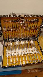 Set posate vintage argento 800