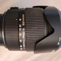 Obiettivo Sigma 18-200 per canon