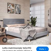 Letto matrimoniale NUOVO con rete