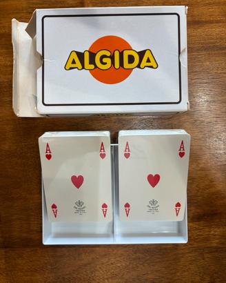 RARO Mazzo Carte da Gioco ALGIDA DAL NEGRO Vintage