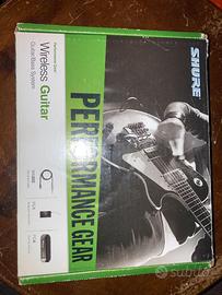 Shure jack wireless chitarra