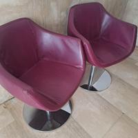 2 Poltroncine di pelle