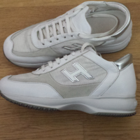 Hogan Interactive Donna Bianche-Argento Come Nuove