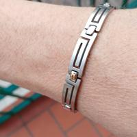 Bracciale uomo in acciaio.