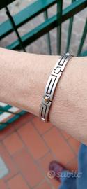 Bracciale uomo in acciaio.