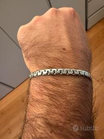 Bracciale acciaio uomo