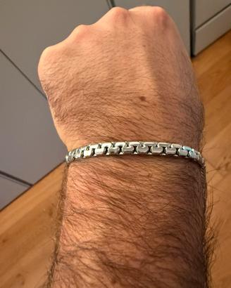 Bracciale acciaio uomo