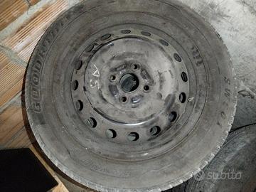 Cerchi 15 Toyota Yaris 2008 originali in ferro 4pz