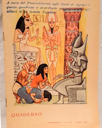 Quaderno  Serie  “Civilta’ Antiche: L’Egitto” 1950
