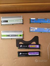 ram ddr 2  da 2  gb  800 mhz    ciscuno  3 coppie