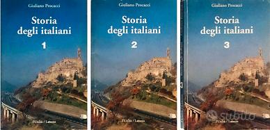 STORIA DEGLI ITALIANI - 3 Volumi - L'Unità 1991