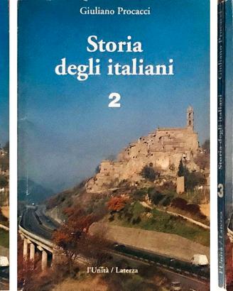 STORIA DEGLI ITALIANI - 3 Volumi - L'Unità 1991