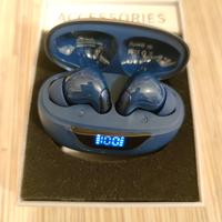 Cuffiette bluetooth blu 