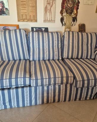 Divano IKEA EKTORP 3 posti - righe blu