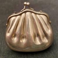 Pochette portaoggetti argentata