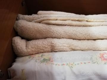 Coperte matrimoniali in pura lana merinos