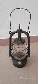 vecchia lampada ad olio tedesca 