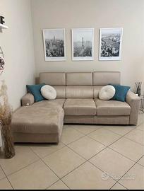 Divano con penisola poltrone sofa