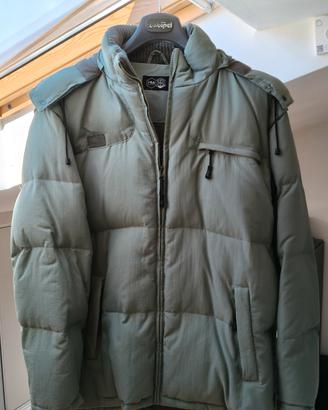 Giacca a Vento Uomo con Zip e Cappuccio 