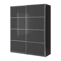 Pannelli ante ikea pax vetro grigio scuro