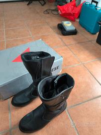 Stivali moto in pelle Dainese goretex
