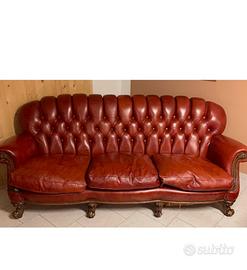 Divano 3 posti chesterfield