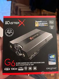 CREATIVE G6 7.1 HD Gaming DAC e scheda audio