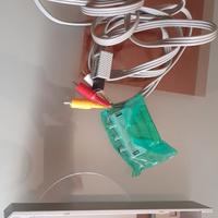 Cavo Nintendo wii e adattatore presa scart e base